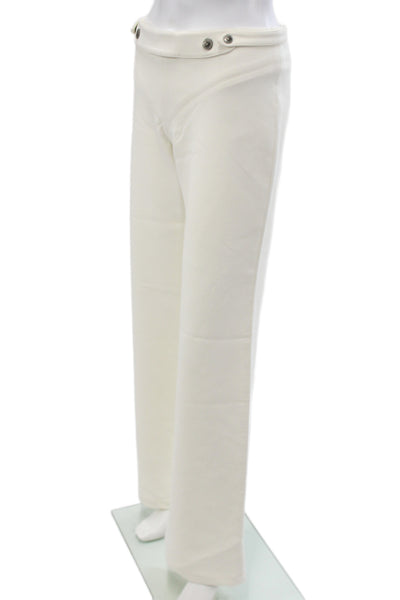 Versace Jeans Couture Womens White Dress Pants Size 44