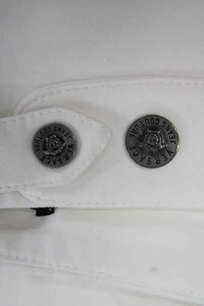 Versace Jeans Couture Womens White Dress Pants Size 44