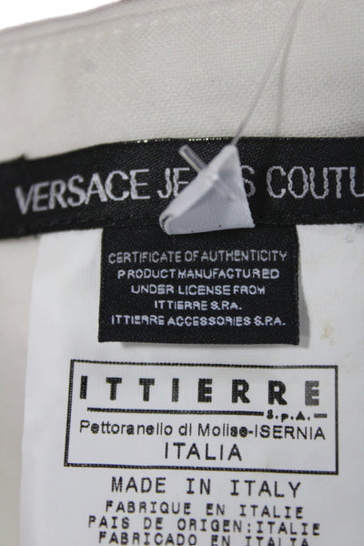 Versace Jeans Couture Womens White Dress Pants Size 44