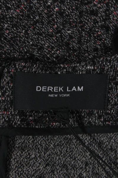 Derek Lam Women Black Cotton Sleeveless Round Neck Basic Blouse Size 38