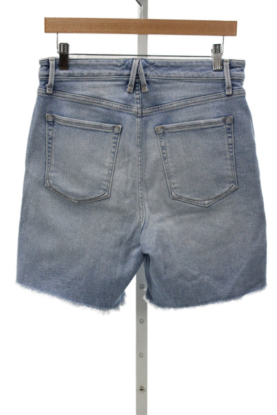 Good American Women Cut-Off Shorts Blue Size 8