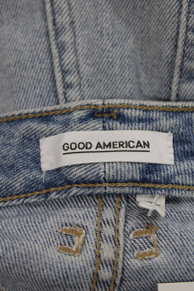 Good American Women Cut-Off Shorts Blue Size 8
