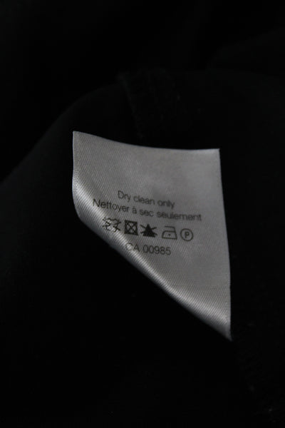 Veronica Beard Womens Black Dress Pants Nylon Size 2