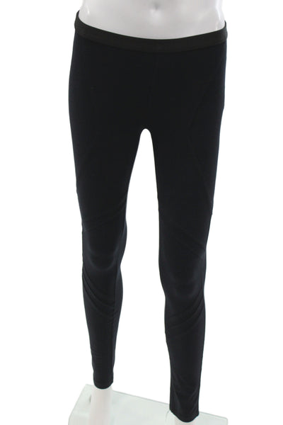 Helmut Lang Womens Ankle Leggings Black Size S