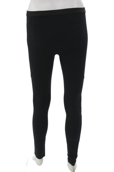 Helmut Lang Womens Ankle Leggings Black Size S