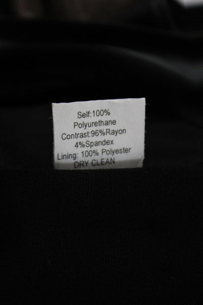 Bailey 44 Womens Basic Sleeveless Tank Black Zip Round Neck Size S