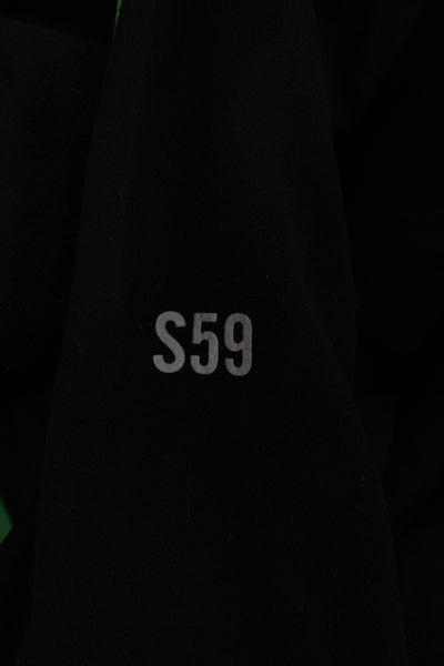 Splits59 Womens Ankle Leggings Black Striped Athleisure Size XS