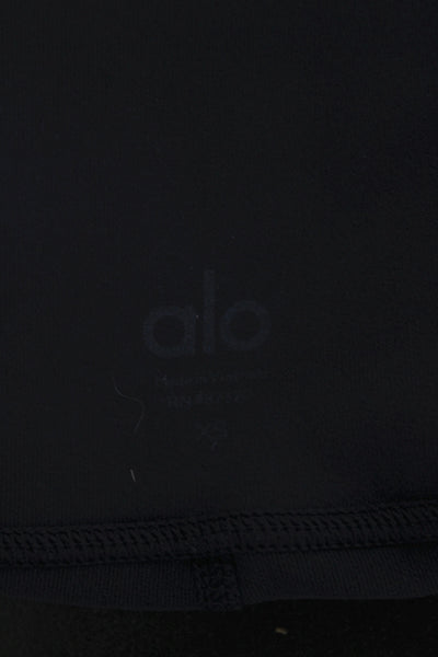 Alo Womens Athletic Shorts Blue Synthetic Blend Summer Size XS