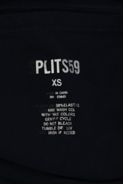Splits59 Womens Ankle Leggings Black Athleisure Size XS