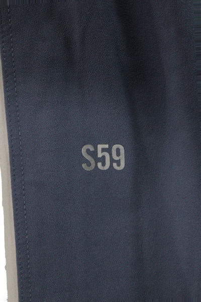 Splits59 Womens Compression Leggings Blue Striped Polyester Athleisure Size XS