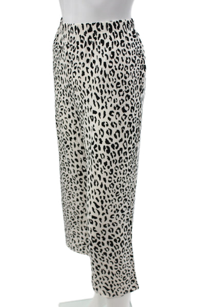 Kate Spade Women's Short Sleeves Two Piece Animal Print Pajama Sets Size L