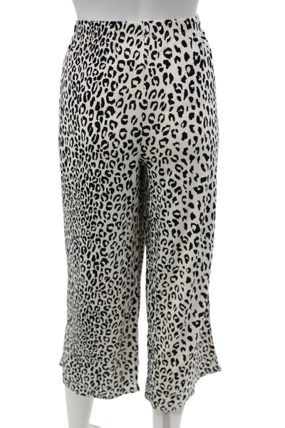 Kate Spade Women's Short Sleeves Two Piece Animal Print Pajama Sets Size L