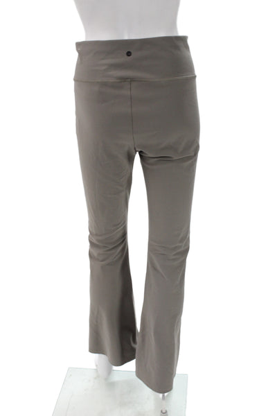 Calia Womens Flare Pants Gray Nylon Athleisure Pull On Size M