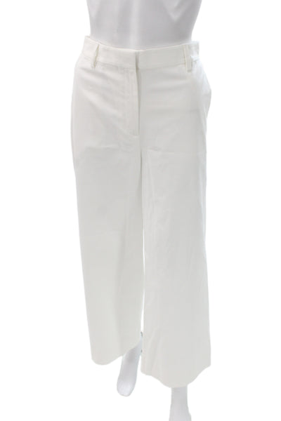 Eileen Fisher Women Dress Pants White Cotton Size S