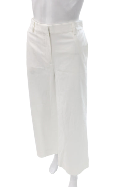 Eileen Fisher Women Dress Pants White Cotton Size S