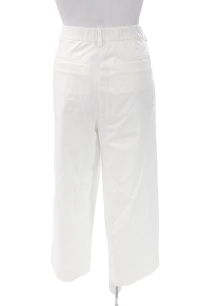 Eileen Fisher Women Dress Pants White Cotton Size S