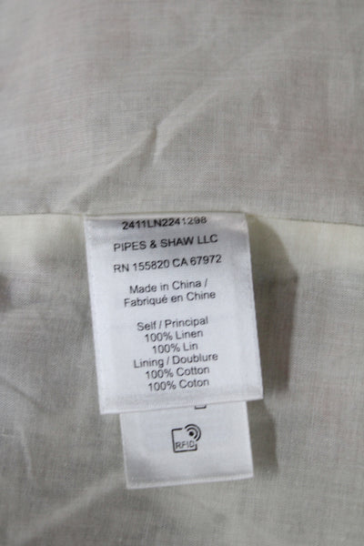 Veronica Beard Womens Paisley Linen Camisole Square Neck Sleeveless Size XS