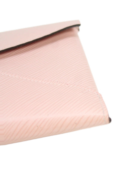 Louis Vuitton Womens Epi Leather  Ballerine Kirigami Pochette Clutch Bag Pink
