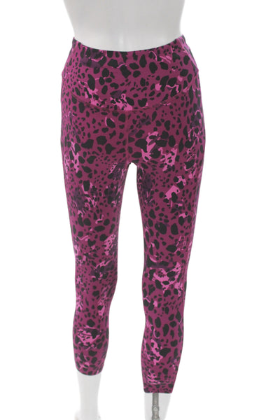Lululemon Womens Black Animal Print Capri Leggings Size 4
