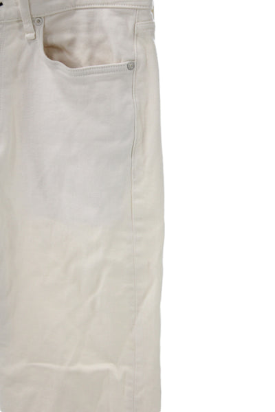 Rag & Bone Mens Straight Jeans White Cotton Button Size 33