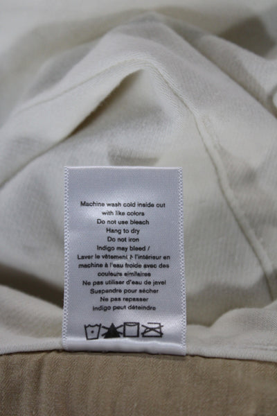 Rag & Bone Mens Straight Jeans White Cotton Button Size 33
