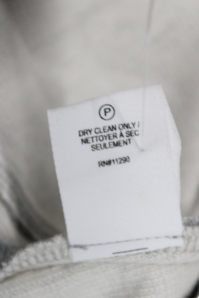Derek Lam 10 Crosby Womens Mini Gray Cotton Skirt Zip Size 0
