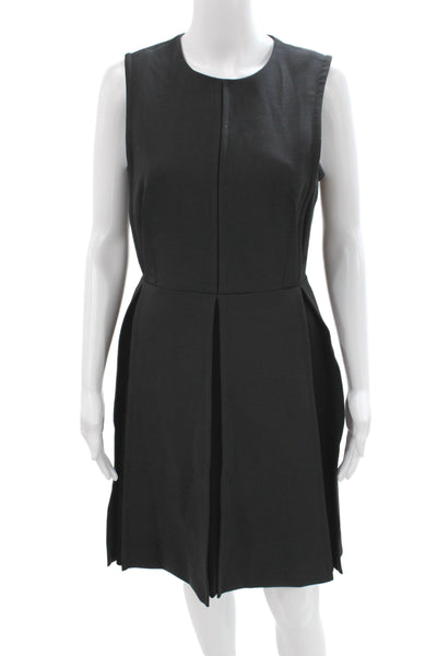 Rag & Bone Women Sheath Dress Black Sleeveless Round Neck Above Knee Size 4