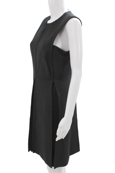 Rag & Bone Women Sheath Dress Black Sleeveless Round Neck Above Knee Size 4
