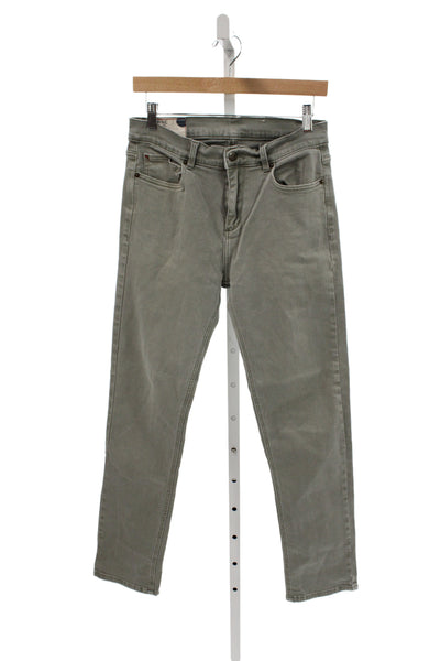 Marine Layer Mens Straight Green Cotton Jeans Size 32