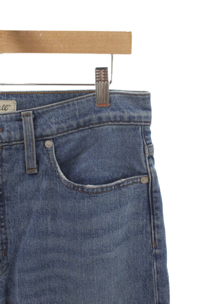 Madewell Womens Straight High Rise Jeans Blue Size 30P