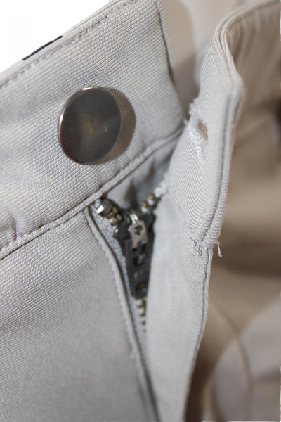 Lululemon Mens Chino Pants Beige Button Polyester Size 38
