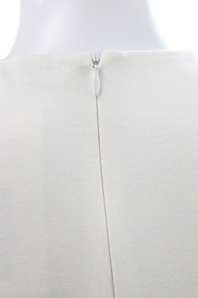 Rosetta Getty Women Basic Short Sleeve White Crew Neck Blouse Size XS