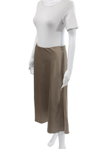 J Crew Womens Maxi Skirt Blue Midi Scoop Neck Sleeveless Zip Size S