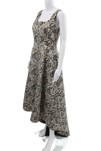 Badgley Mischka Women Fit & Flare Black Dress Size 4