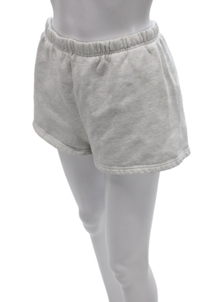 TNA Womens Sweat Shorts Gray Athleisure Cotton Pull On Size M
