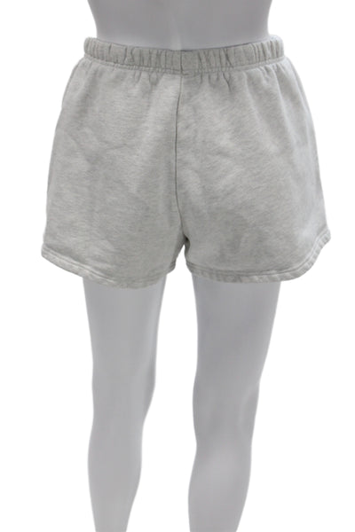 TNA Womens Sweat Shorts Gray Athleisure Cotton Pull On Size M