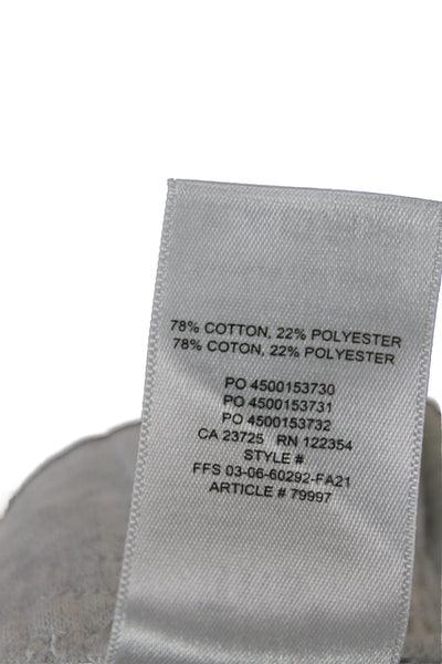 TNA Womens Sweat Shorts Gray Athleisure Cotton Pull On Size M