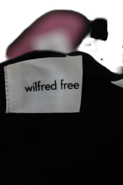 Wilfred Women Black Sleeveless Unitard Scoop Neck Size XS