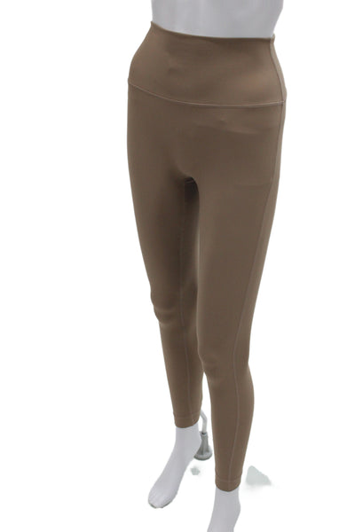Set Active Womens Ankle Brown Leggings Athleisure Size M