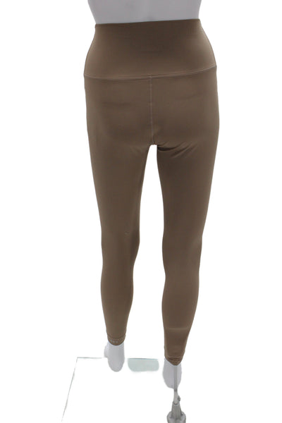 Set Active Womens Ankle Brown Leggings Athleisure Size M