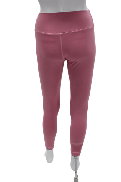 Set Active Womens Pink Ankle Leggings Athleisure Size M