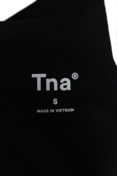 TNA Women Biker Shorts Black Athleisure Size S