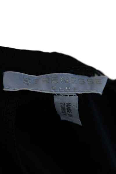 Strenesse Womens Camisole Black Scoop Neck Rayon Tie Sleeveless Size 6