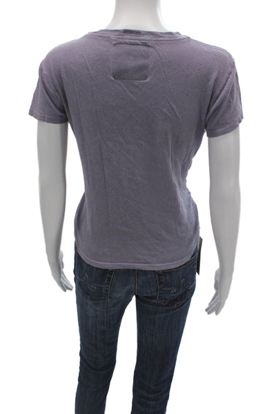Mother Superior Women Jersey Graphic Purple Short Sleeve T-Shirt Size XS