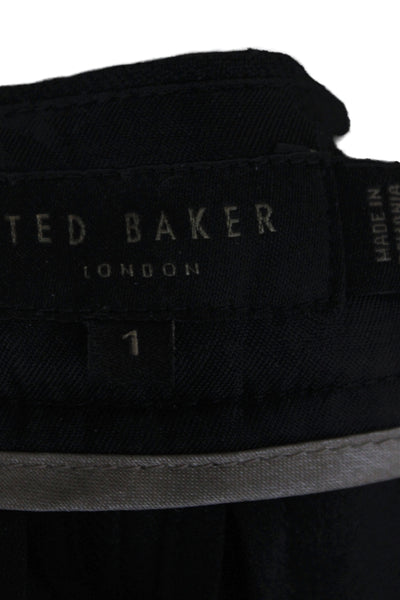 Ted Baker London Womens Dress Pants Black Size 1