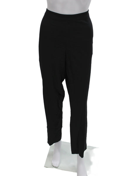 Lafayette 148 New York Women Dress Pants Black Wool Size 10