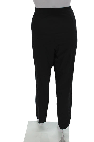 Lafayette 148 New York Women Dress Pants Black Wool Size 10