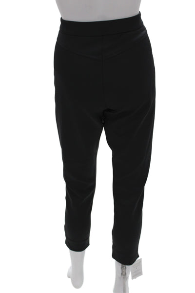 M.M. Lafleur Womens Ankle Black Pants Zip Nylon Classic Size 8