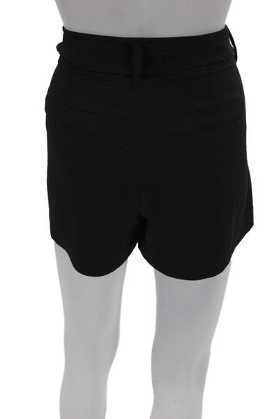 Joie Women Paperbag Shorts Black Button 97% Polyester Size 6