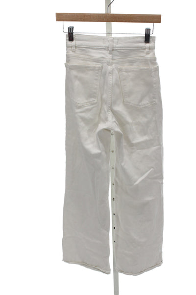 DL1961 Women High Rise Wide-Leg Jeans White Size 23